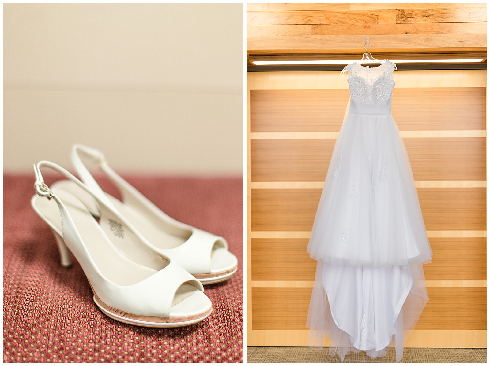 north carolina wedding photographer detail shots white shoes and wedding dress