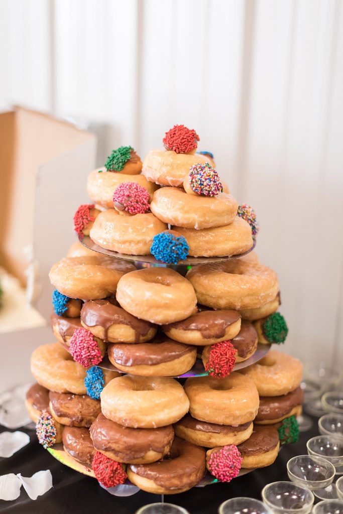 donut dessert for wedding